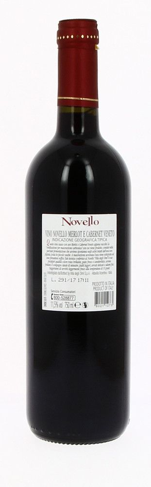 Vino Rosso Novello Merlot E Cabernet Veneto Villa Degli Olmi - Foto 2