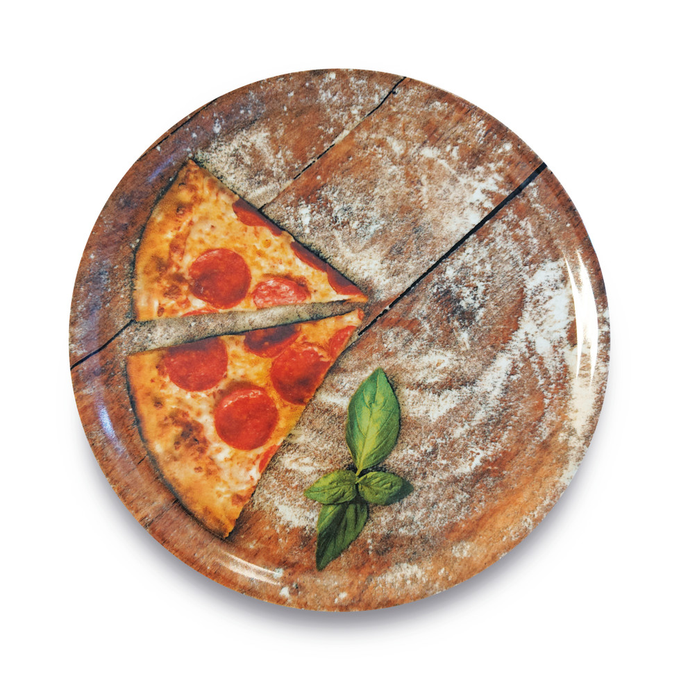 Piatto Pizza Decoro Fetta Di Pizza - Foto 1