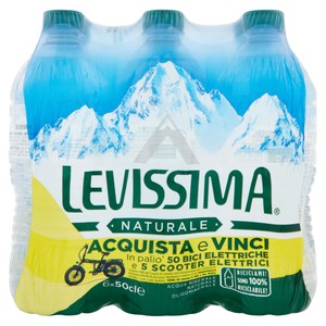 Acqua Naturale Levissima 6 Da L.0,5 - Foto 1