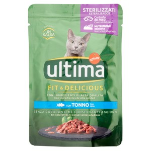 Alimento Umido Gatti Sterillizati Wet&Delicious Tonno Ultima - Foto 1
