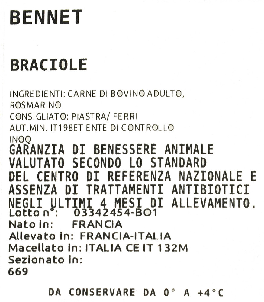 Braciole Di Bovino Adulto Filiera Valore Bennet - Foto 3