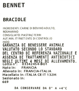 Braciole Di Bovino Adulto Filiera Valore Bennet - Foto 3