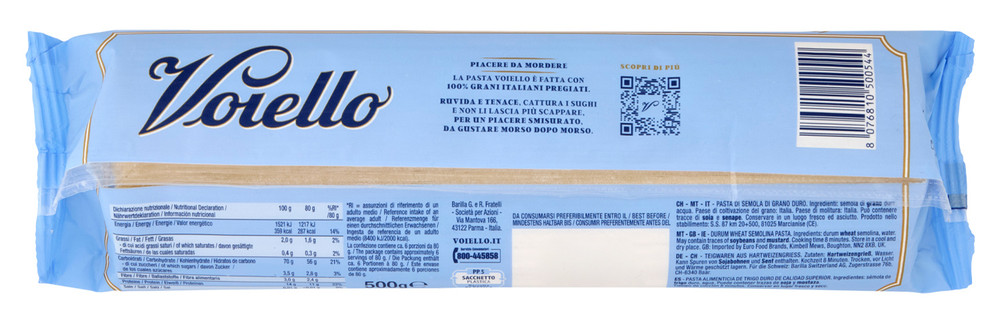 Pasta La Linguina N.112 Da Grani 100% Italiani Voiello - Foto 3