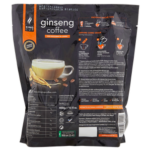 Preparato Per Caffè E Ginseng Con Zucchero Di Canna 20x20g King Cup - Foto 3
