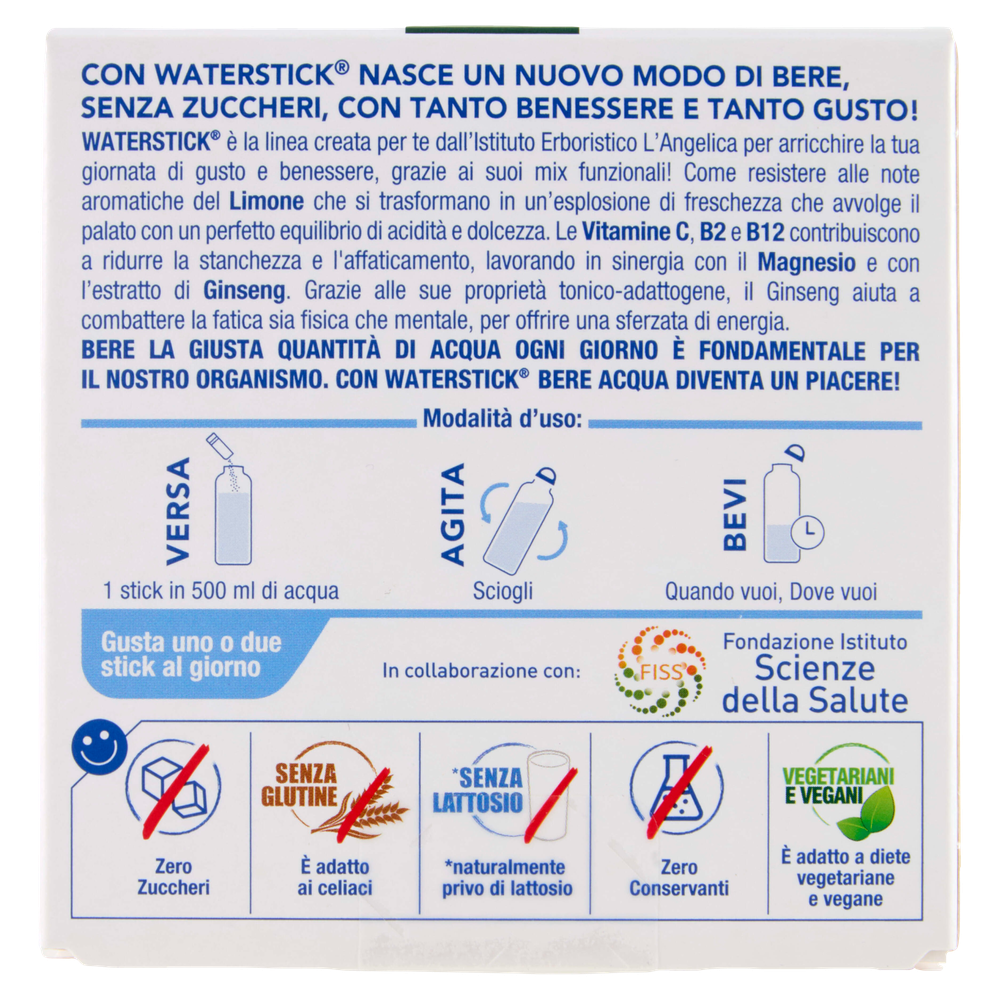 12 Waterstick Power Active Con Magnesio L'angelica - Foto 3