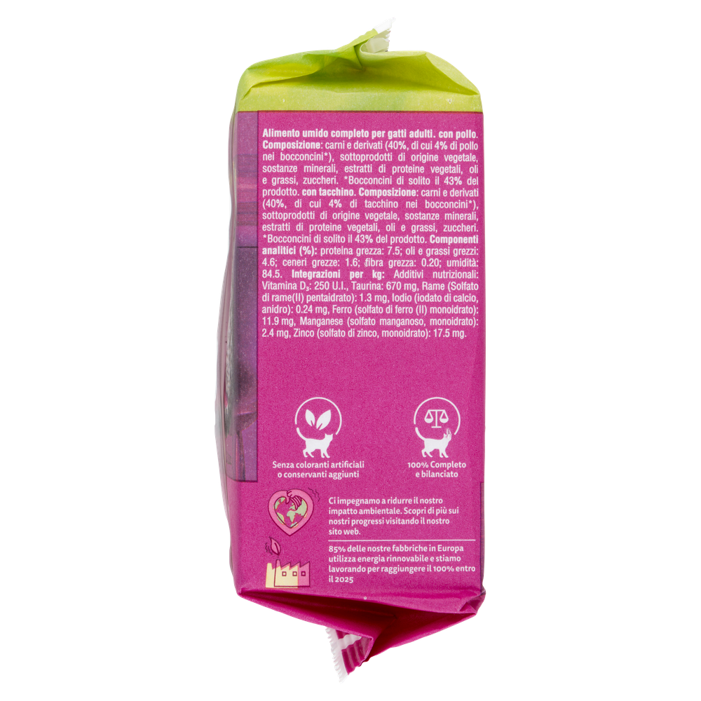 Whiskas Pranzetti Cibo Umido Per Gatti Adulti, Pollo E Tacchino, 6x50g - Foto 2