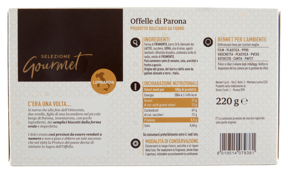 Biscotti Offelle Di Parona Pat Lombardia Selezione Gourmet Bennet - Foto 3