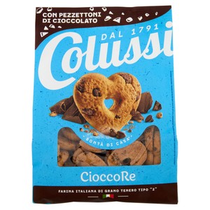 Frollini Cioccore Con Pezzettoni Cioccolato E Latte Italiano Colussi - Foto 1