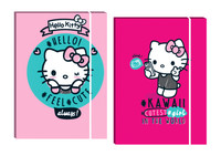 Cartellina Elastico 3 Lembi Dorso Cm.1,Cm.25x 34 Hello Kitty - Plastif Cartellina Elastico 3 Lembi Dorso Cm.1,Cm.25x 34 Hello Kitty - Plastif