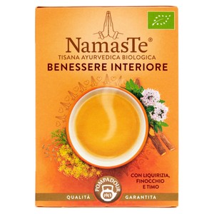 Tisana Ayurvedica Namaste Benessere Interiore Bio 15x1,8g Pompadour - Foto 1