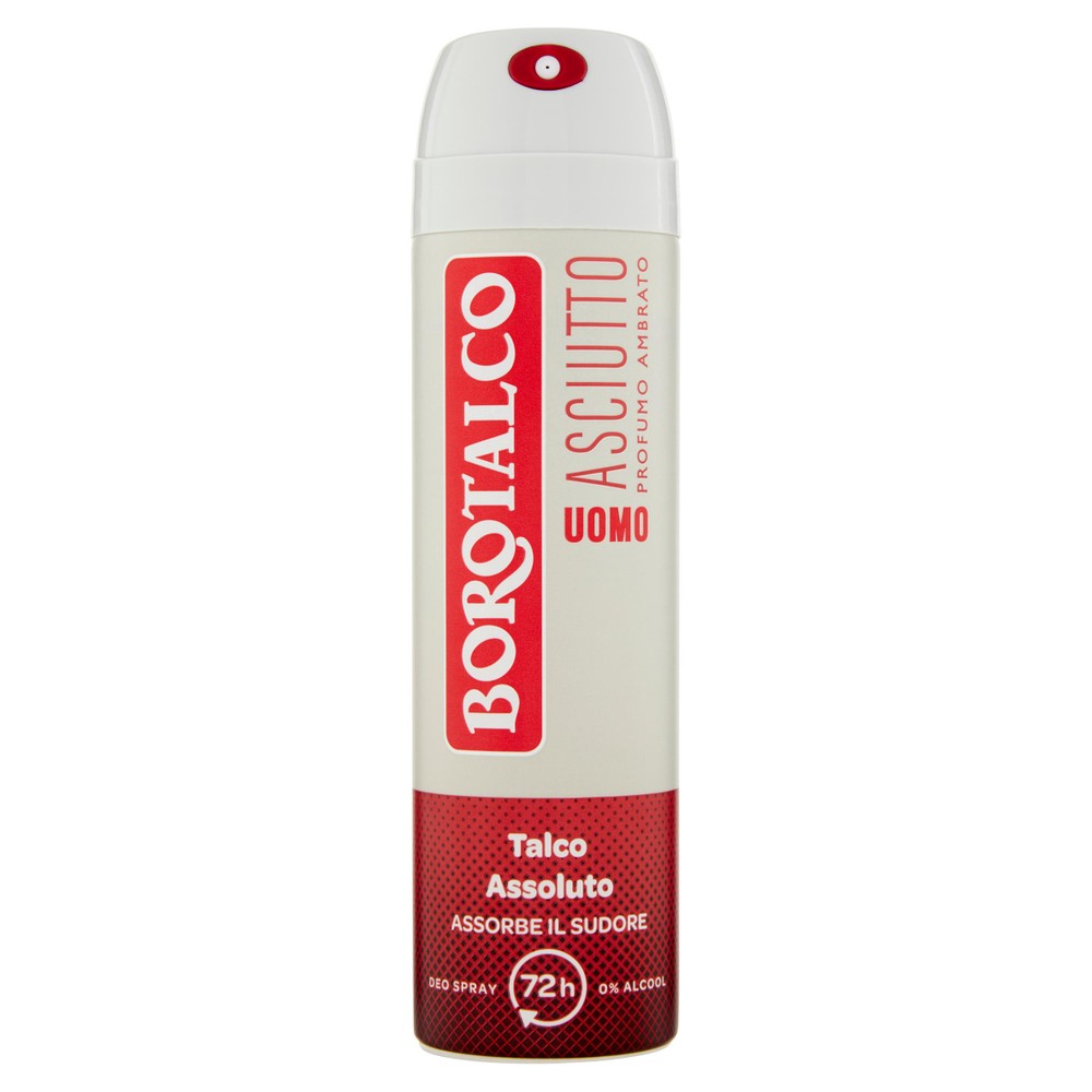 Deodorante Spray Uomo Asciutto Ambrato Borotalco - Foto 1