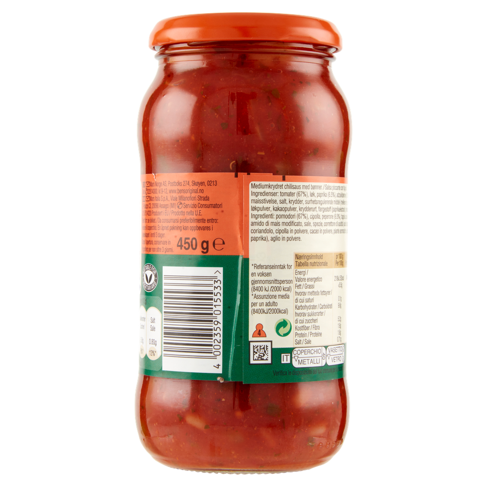 Salsa Piccante Con Fagioli Per Chili Con Carne Medium Ben's Original - Foto 3