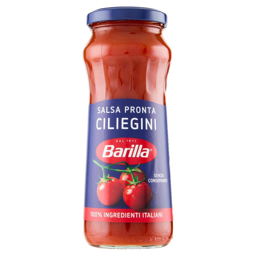 Salsa Pronta Con Pomodori Ciliegini E Olio Extra Vergine Barilla - Foto 1