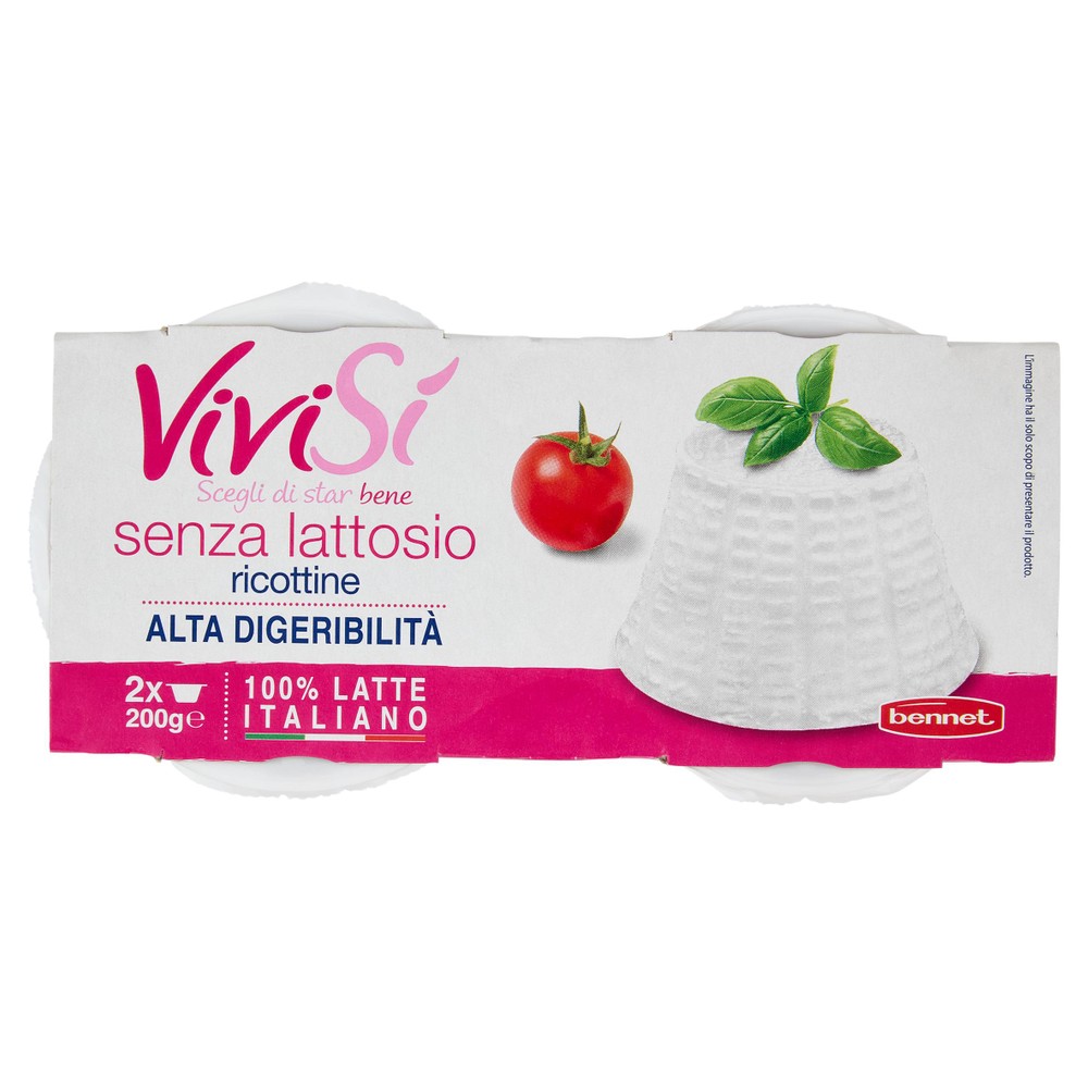 Ricottine Senza Lattosio Vivisi Bennet Conf.100x2 - Foto 1