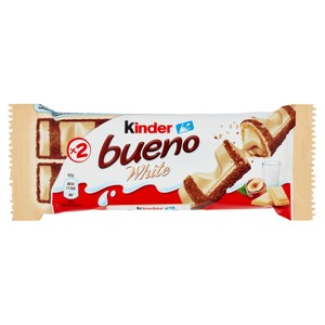 Wafer Kinder Bueno White Al Cioccolato Bianco E Nocciole 3x39g Kinder - Foto 1