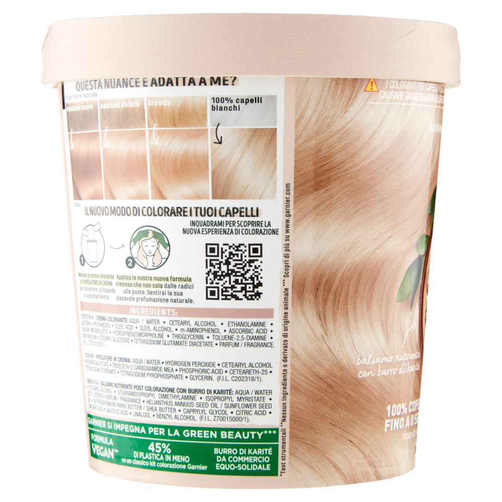 Colorazione Permanente 9.1 Biondo Vaniglia Good Garnier - Foto 2