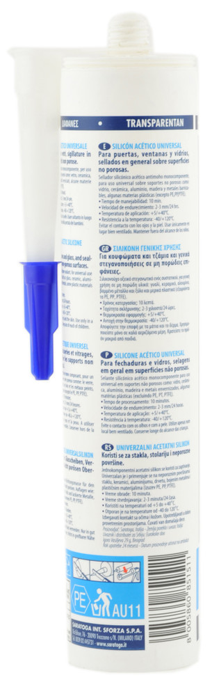 Cartuccia Silicone Trasparente Saratoga Ml.280 - Foto 2