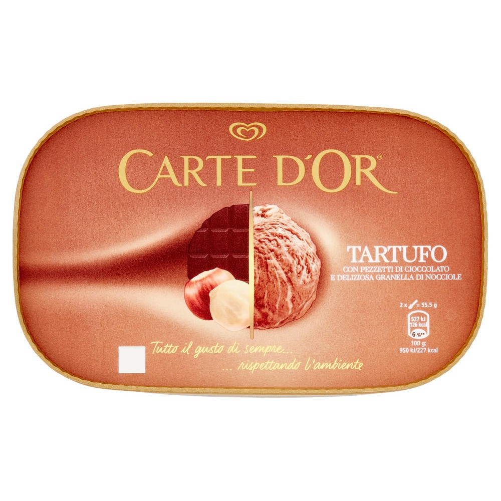 Vaschetta Gelato Classico Tartufo Carte D'or - Foto 1