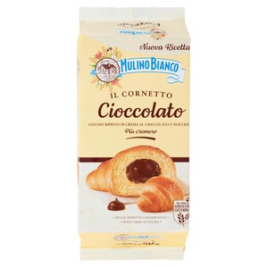 Cornetti Di Pasta Sfoglia Al Cioccolato E Nocciola 6x50g Mulino Bianco - Foto 1