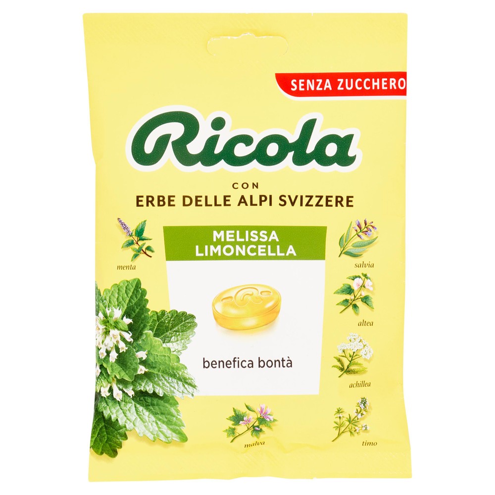 Caramelle Melissa Limoncella Alle Erbe Svizzere Senza Zucchero Ricola - Foto 1