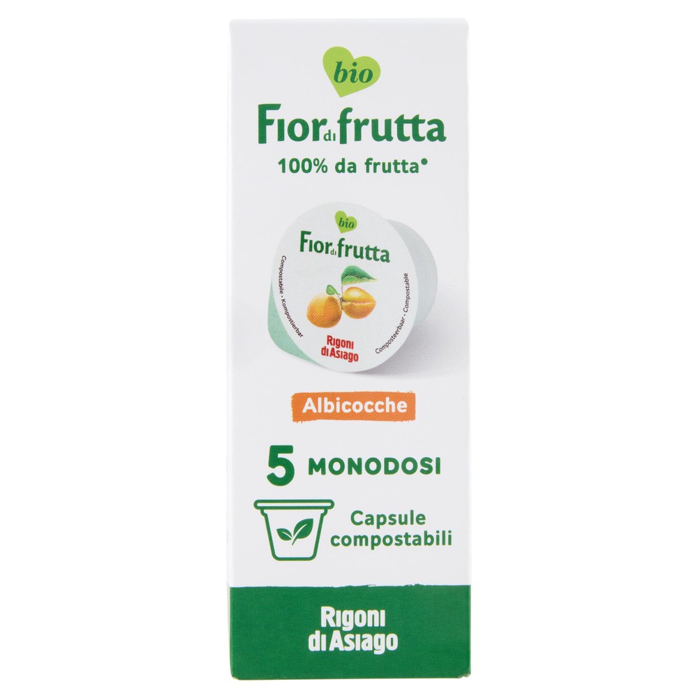 Confettura Fiordifrutta Alle Albicocche Bio 5x20g Rigoni Di Asiago - Foto 1