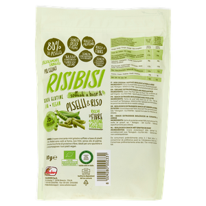 Snack Risibisi Piselli E Riso Bio Soffiati Valledoro - Foto 3