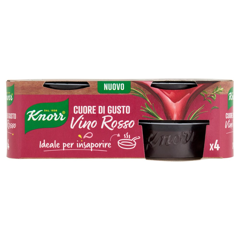 Cuore Di Brodo Al Vino Rosso Senza Glutine Knorr - Foto 1
