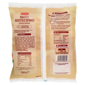 Ravioli Ricotta E Spinaci Al Pomodoro E Basilico 550g Bennet - Foto 3