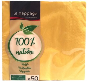 40 Tovaglioli Giallo Canarino - Foto 1