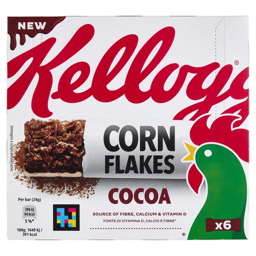 6 Barrette Choco Corn Flakes Kellogg's - Foto 1