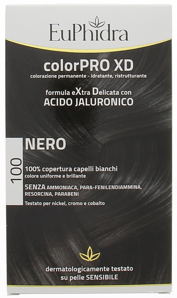 Tinta Capelli Colorpro Xd N.100 Nero Euphidra - Foto 1