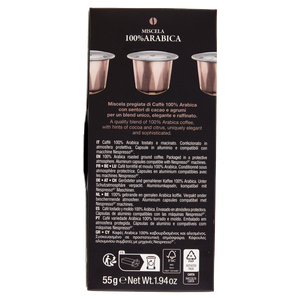 Caffè Top Miscela 100% Arabica Capsule Per Nespresso 10pz Pellini - Foto 3
