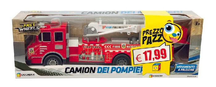 Camion Vigili Del Fuoco Luci E Suoni A Frizione 190124 - Foto 1