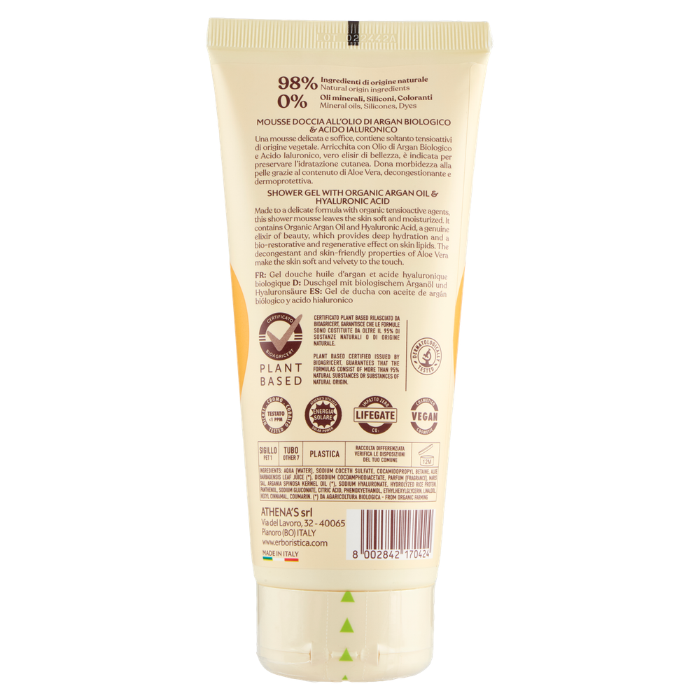 Mousse Doccia Argan L'erboristica - Foto 3