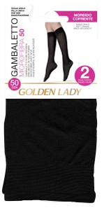 Gambaletto Microfibra 50 Taglia Unica Conf Da 2 Golden Lady - Foto 1