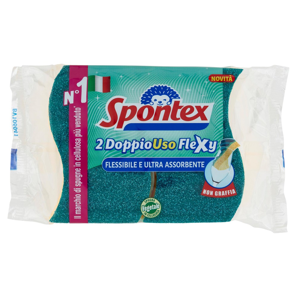 Spugna Abrasiva Doppiouso Flexy Spontex - Foto 1