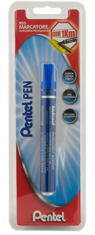 Marcatore Professionale Permanente N50 Pentel                    Blu - Foto 1