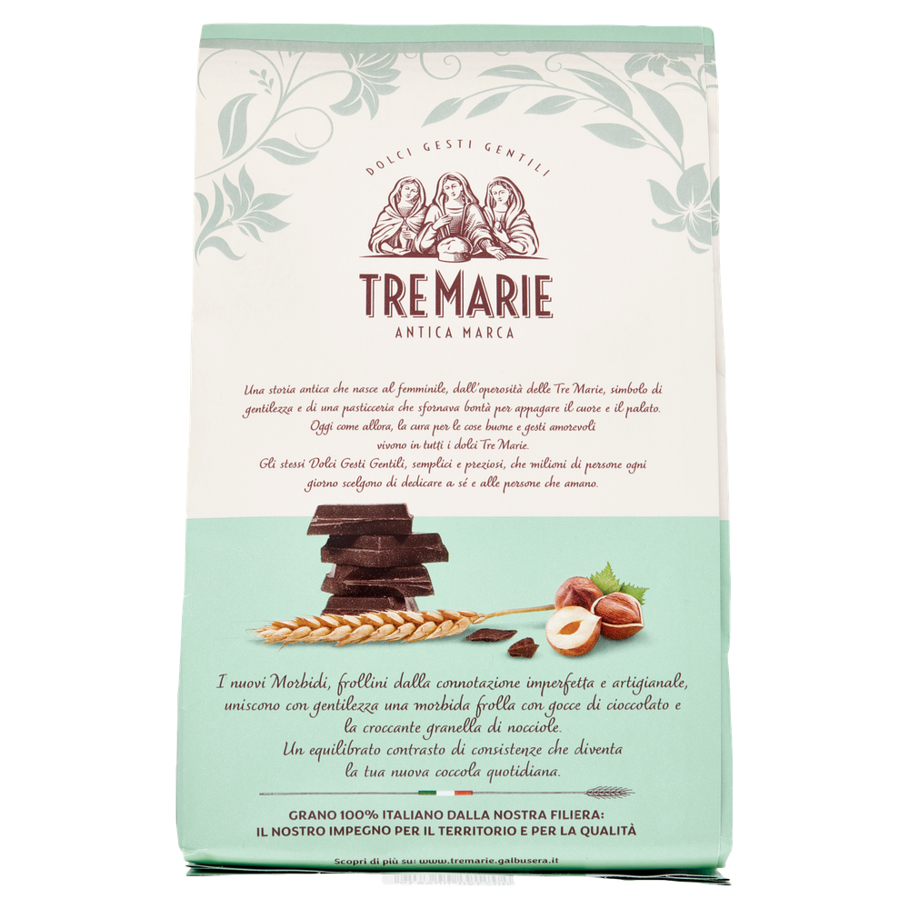 Biscotti Frollini Morbidi Con Nocciole E Cioccolato Tre Marie - Foto 3
