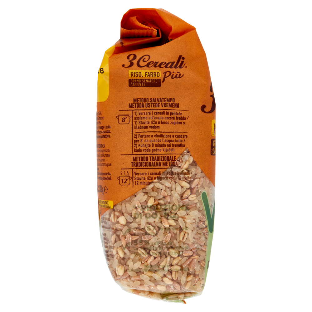 Mix 3 Cereali Con Riso, Farro E Grano Senatore Cappelli Gallo - Foto 2
