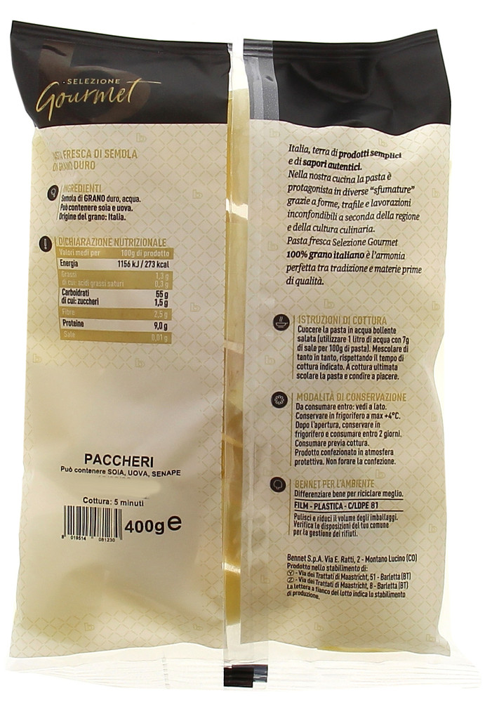 Paccheri Selezione Gourmet Bennet - Foto 3