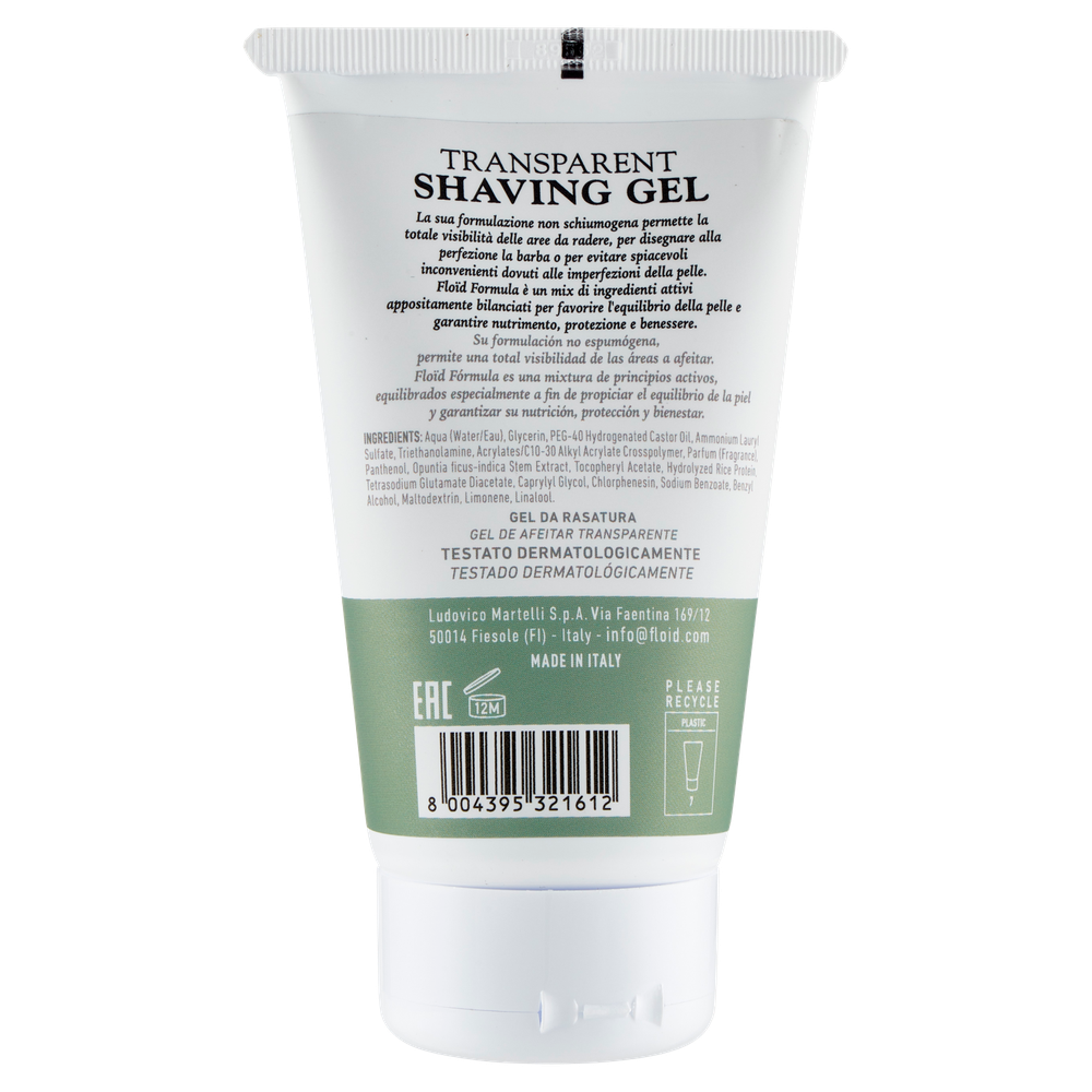 Shaving Gel Transparent Vetyver Splash Floid - Foto 3