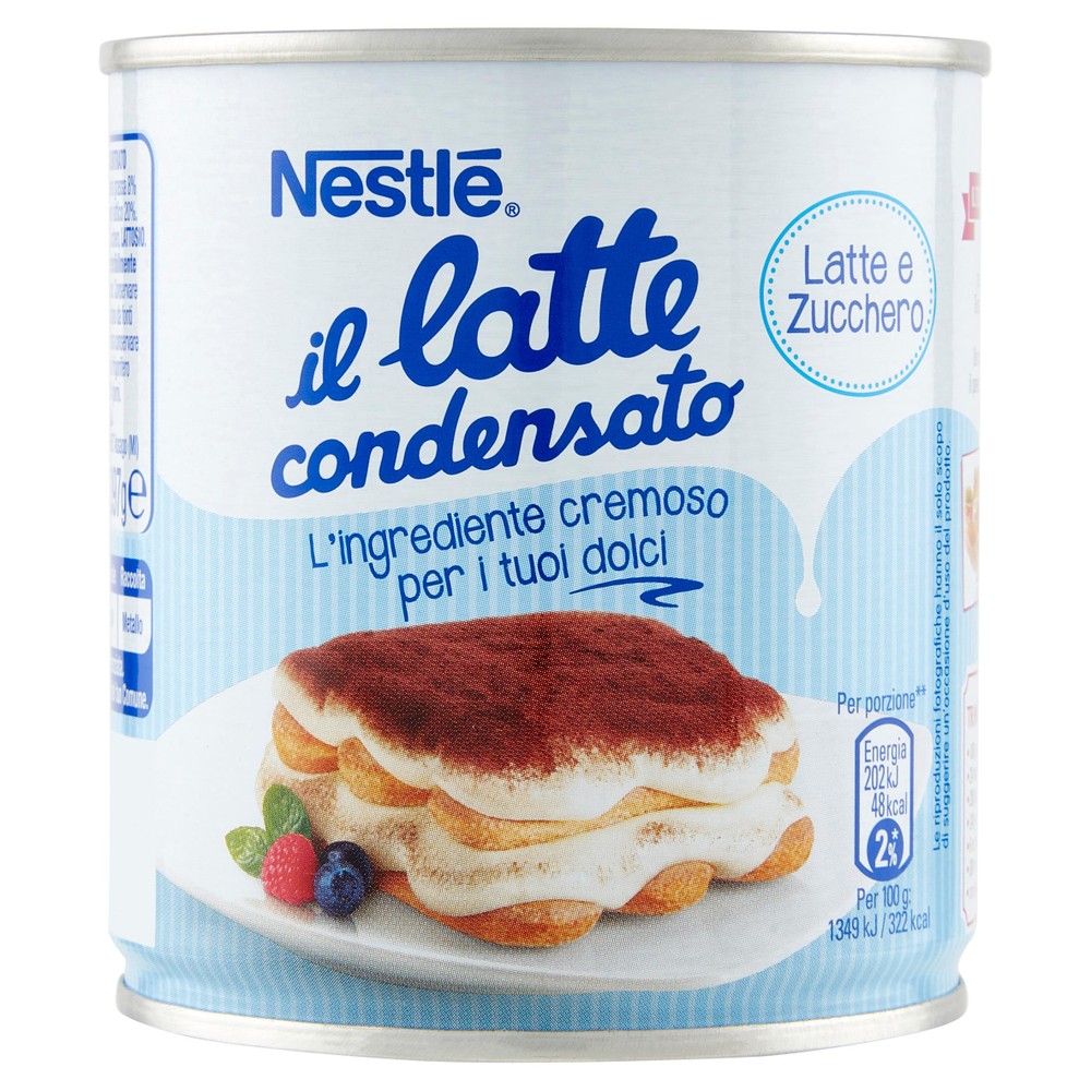 Latte Condensato Concentrato E Zuccherato In Latta Nestlé - Foto 1