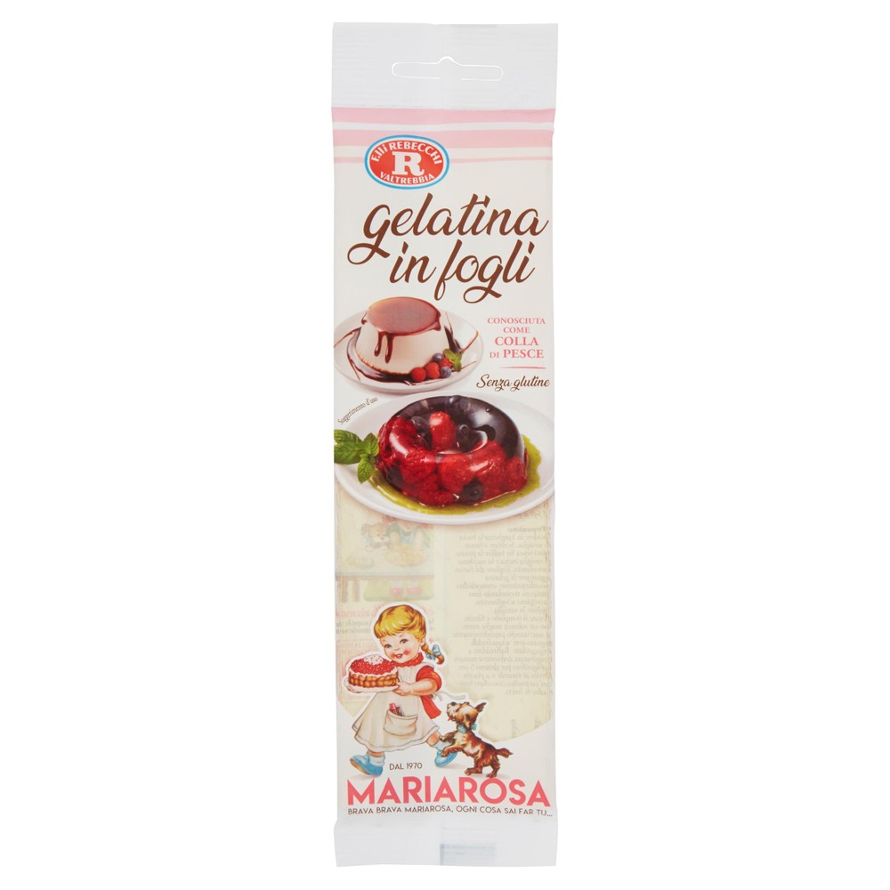 Gelatina In Fogli Mariarosa F.Lli Rebecchi Valtrebbia - Foto 1