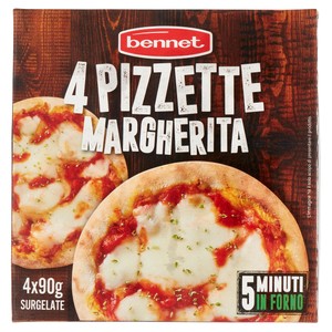 4 Pizzette Surgelate Margherita Bennet - Foto 1