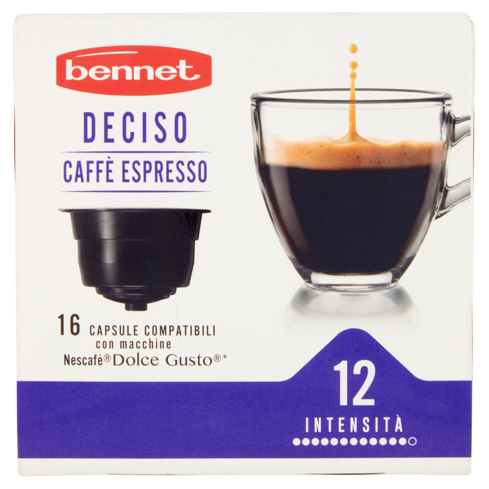 Caffè Espresso Forte In Capsule Compatibili Nespresso 10pz Bennet - Foto 1