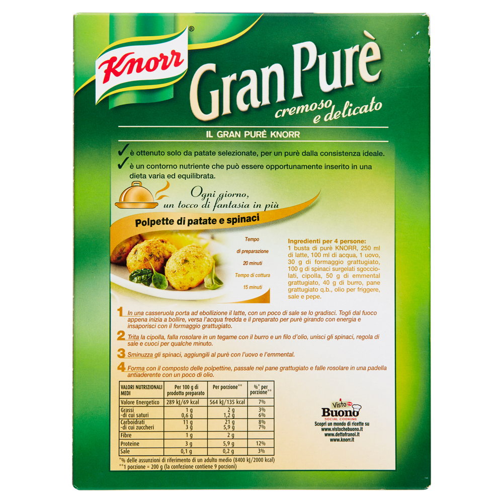 Gran Pure' Di Patate 3x75g Knorr - Foto 3
