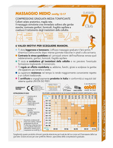 Collant Classico Tg 5 Nero Coprente 70 Denari Manon