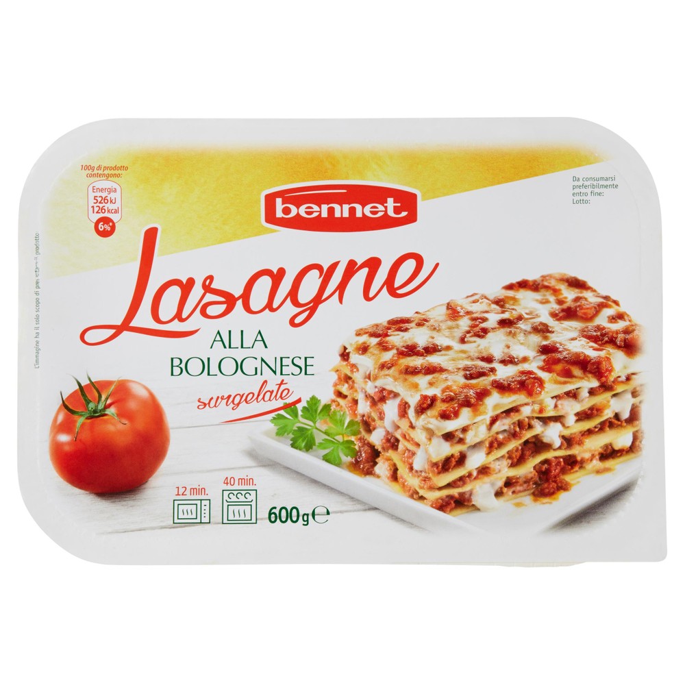 Lasagne Alla Bolognese Bennet