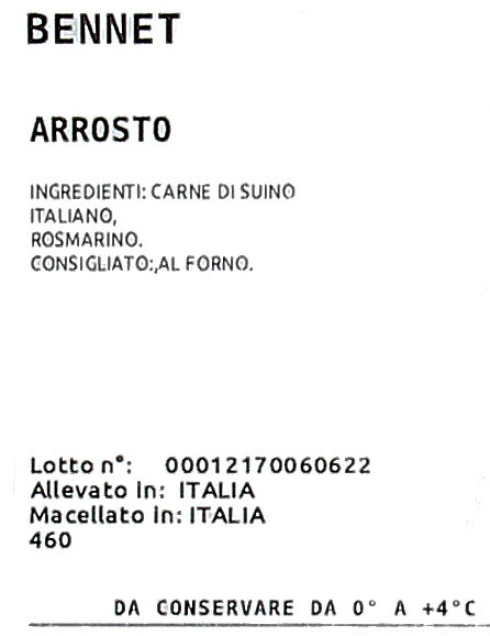 Arrosto Suino Italiano