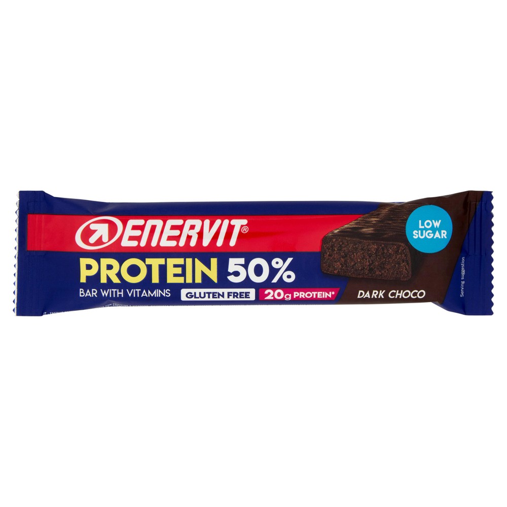 Enervit Protein 50% Bar With Vitamins Dark Choco 40 G - Foto 1
